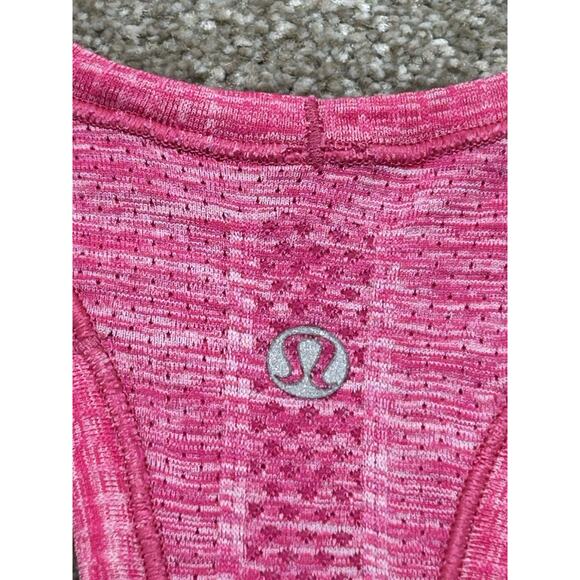 Lululemon Run: Swiftly Tech Racerback Heathered Jeweled Magenta Size 4 - Picture 6 of 6